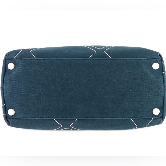 CHANEL Cruise Line No. 5 Medium Quilted Canvas Shopping Tote Bag Authentic EUC - Picture 5 of 10